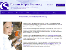 Tablet Screenshot of custom-rx.com